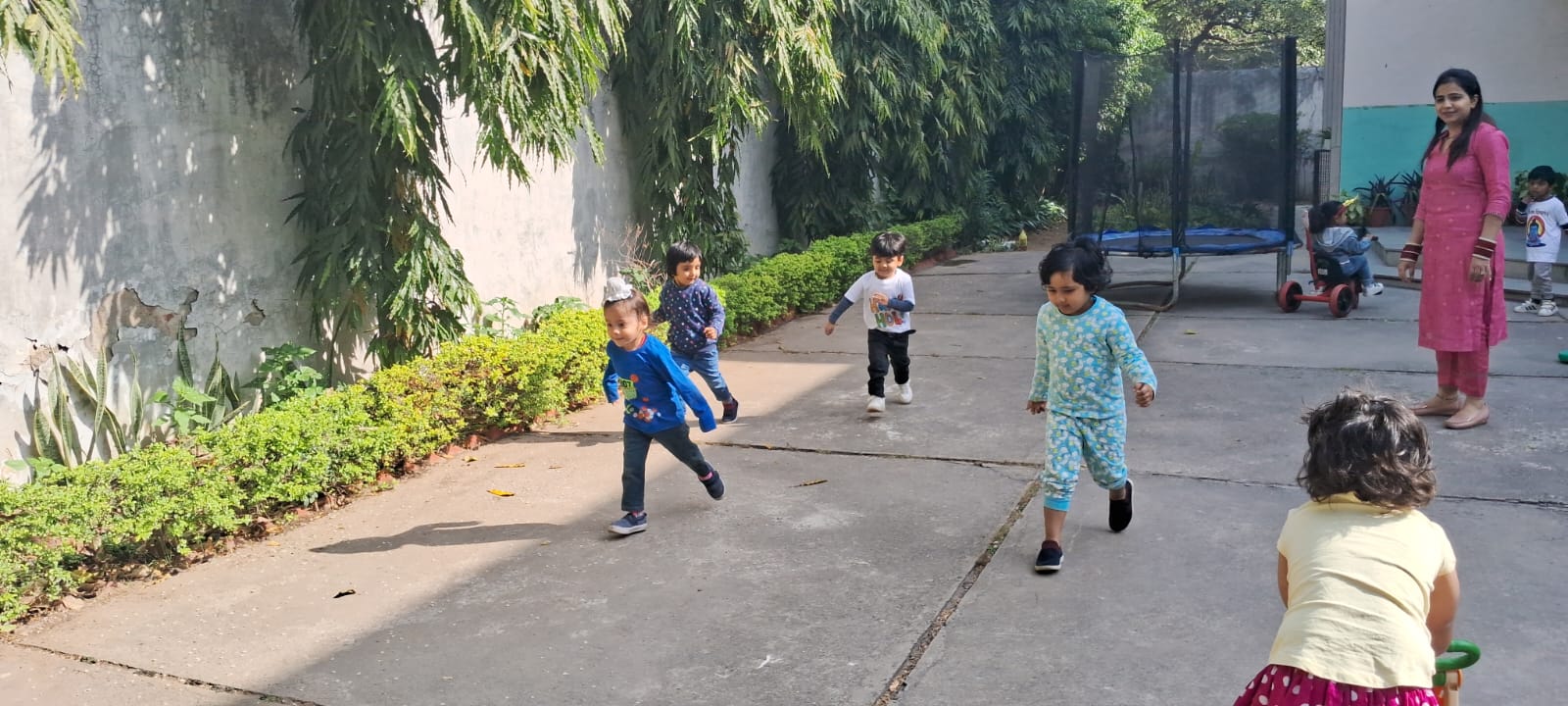 Physical Classes at the Waulden Buddies, The Best Pre-School in South Delhi.